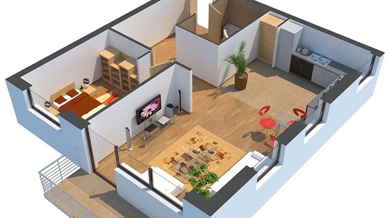 Lire un plan de maison.